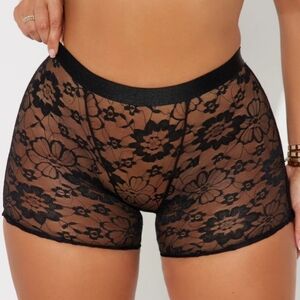 Fashion Nova Lace Boxer Panties